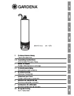 Gardena 4000/5 Inox Operating Instructions Manual preview