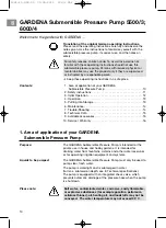 Preview for 10 page of Gardena 5500/3 Operating Instructions Manual