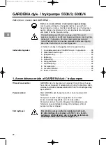 Preview for 38 page of Gardena 5500/3 Operating Instructions Manual