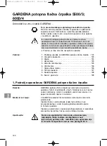 Preview for 122 page of Gardena 5500/3 Operating Instructions Manual