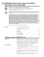 Preview for 2 page of Gardena 6000 1777 Operation Instructions Manual