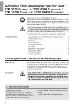 Preview for 2 page of Gardena 7862 Operating Instructions Manual