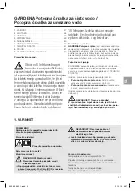 Preview for 47 page of Gardena 8200 Operator'S Manual