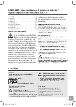 Preview for 107 page of Gardena 8200 Operator'S Manual