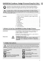 Предварительный просмотр 2 страницы Gardena 8873 Operating Instructions Manual