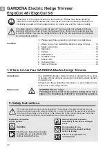 Preview for 2 page of Gardena 8875 Operating Instructions Manual