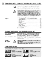 Preview for 2 page of Gardena 8885 Operating Instructions Manual