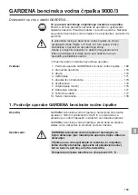 Preview for 2 page of Gardena 9000/3 Operating Instructions Manual