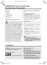 Preview for 4 page of Gardena 9200 Operator'S Manual