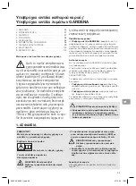 Предварительный просмотр 95 страницы Gardena 9200 Operator'S Manual