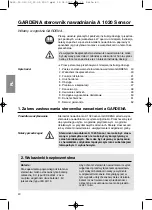 Предварительный просмотр 40 страницы Gardena A 1020 Sensor Operating Instructions Manual