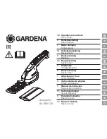 Gardena AccuCut Li 9851-20 Operation Instructions Manual preview