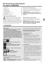 Предварительный просмотр 3 страницы Gardena AccuCut Li Operator'S Manual