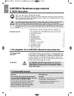 Preview for 2 page of Gardena C 2030 duo plus Operating Instructions Manual