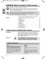 Preview for 16 page of Gardena C 2030 duo plus Operating Instructions Manual