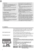 Preview for 4 page of Gardena Comfort 5000/5E Operating Instructions Manual