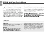 Предварительный просмотр 4 страницы Gardena Easy 1887 Operator'S Manual