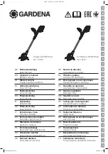 Gardena EasyCut 23/18V P4A Operator'S Manual preview