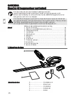 Предварительный просмотр 26 страницы Gardena EasyCut 42 Accu Operating Instructions Manual