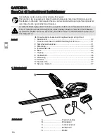 Preview for 50 page of Gardena EasyCut 42 Accu Operating Instructions Manual