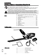 Предварительный просмотр 218 страницы Gardena EasyCut 42 Accu Operating Instructions Manual