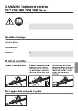 Preview for 2 page of Gardena EHT 410 Operating Instructions Manual