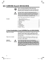 Preview for 16 page of Gardena EJ3000 Operating Instructions Manual