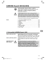 Preview for 179 page of Gardena EJ3000 Operating Instructions Manual