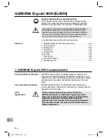 Preview for 316 page of Gardena EJ3000 Operating Instructions Manual