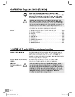 Preview for 340 page of Gardena EJ3000 Operating Instructions Manual