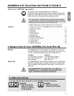 Предварительный просмотр 2 страницы Gardena F 5000 S Operating Instructions Manual