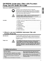 Preview for 2 page of Gardena FFP 5000 Operating Instructions Manual