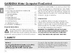 Preview for 4 page of Gardena FlexControl 1883 Operation Instructions Manual