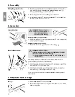 Предварительный просмотр 4 страницы Gardena HS 36 Operating Instructions Manual