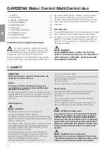 Preview for 4 page of Gardena MultiControl duo Operator'S Manual