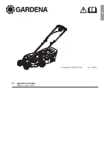 Gardena PowerMax 32/36V P4A Operator'S Manual preview