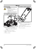 Предварительный просмотр 36 страницы Gardena PowerMax Li-40/32 Operating Instructions Manual