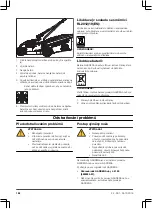 Предварительный просмотр 198 страницы Gardena PowerMax Li-40/32 Operating Instructions Manual