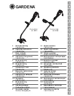 Gardena ProCut 1000 Operating Instructions Manual предпросмотр