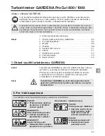 Предварительный просмотр 2 страницы Gardena ProCut 800 Operating Instructions Manual