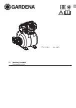 Preview for 1 page of Gardena PTU 3700/4 Operator'S Manual