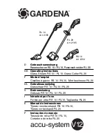 Preview for 1 page of Gardena RL 10 2155 Operating Instructions Manual