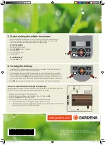 Preview for 4 page of Gardena SILENO city Quick Manual