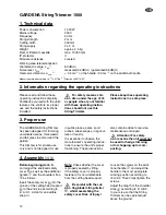 Preview for 6 page of Gardena String Trimmer 1000 Operating Instructions Manual