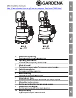 Gardena Submersible Pump6000 S Operating Instructions Manual preview