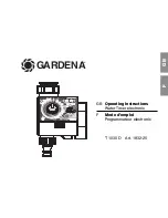 Gardena T 1030 D Operating Instructions Manual preview