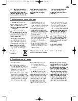 Preview for 8 page of Gardena THS 42 Operating Instructions Manual