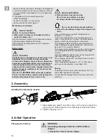 Предварительный просмотр 5 страницы Gardena THS Li-18/42 Operating Instructions Manual