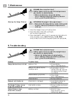 Предварительный просмотр 9 страницы Gardena THS Li-18/42 Operating Instructions Manual