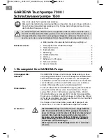 Preview for 2 page of Gardena WSP 7000 Original Instructions Manual